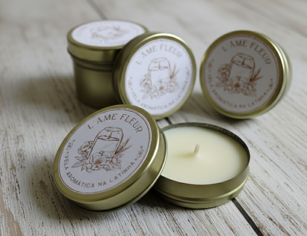 Vela Aromática latinha